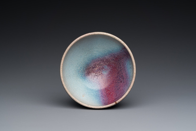 A Chinese junyao purple-splashed bowl, Ming or later