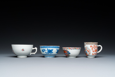 Een diverse collectie Chinees export porselein, Qianlong