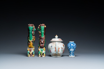 A varied collection of Chinese porcelain, Kangxi/Qianlong