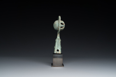 A Chinese bronze 'luan' chariot bell, Western Zhou