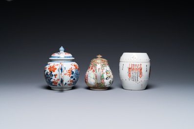 A varied collection of Chinese and Japanese porcelain, Qianlong and later