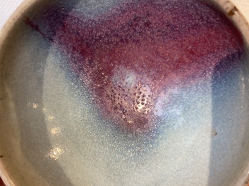 A Chinese junyao purple-splashed bowl, Ming or later