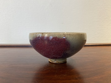 A Chinese junyao purple-splashed bowl, Ming or later