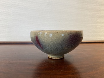 A Chinese junyao purple-splashed bowl, Ming or later