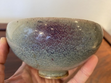 A Chinese junyao purple-splashed bowl, Ming or later