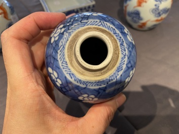 Een diverse collectie Chinees porselein, Kangxi en later