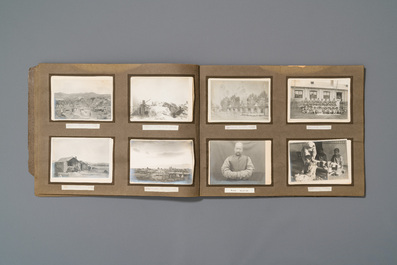 Album de photos d'une mission de missionnnaires Scheutistes belges en Mongolie-Int&eacute;rieure en Chine, ca. 1924