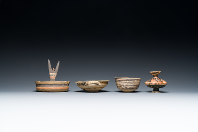 Four Greek and Roman pottery wares, Southern Italy, 5/4th C. b.C.