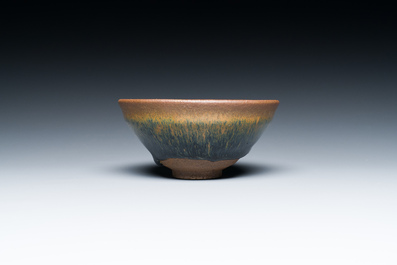 A Chinese Jian 'hare fur' tea bowl, Song