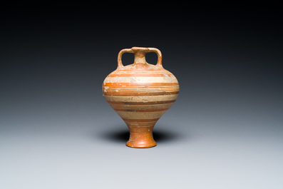 A Mycenaean terracotta stirrup jar, Cyprus, 14th/13th C. b.C.