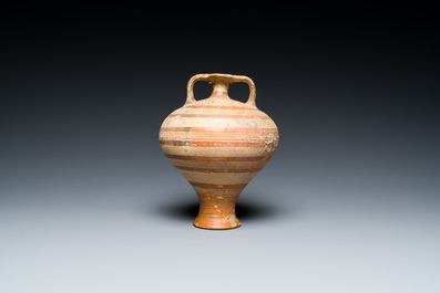 A Mycenaean terracotta stirrup jar, Cyprus, 14th/13th C. b.C.