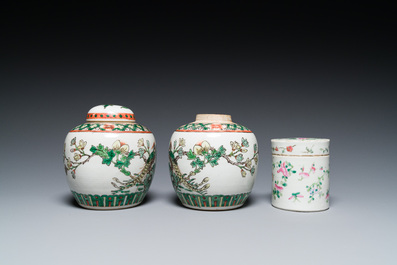 A varied collection of Chinese porcelain, 19th C.