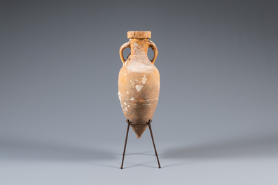 A Roman terracotta wine transport amphora, 1st C. b.C