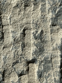Three Gandhara grey schist frieze fragments with narrative design, 1/5th C.