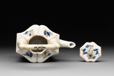 Five Chinese-style porcelain wares, Samson, Paris, 19th C.