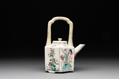 Five Chinese-style porcelain wares, Samson, Paris, 19th C.