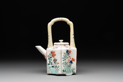 Five Chinese-style porcelain wares, Samson, Paris, 19th C.