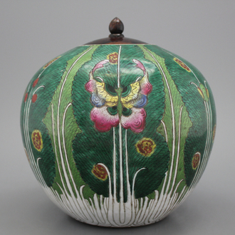 Gemberpot in Chinees porselein, 19e eeuw