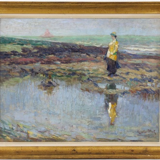 Maurice Blieck (1876-1922) "Dame à la mer"