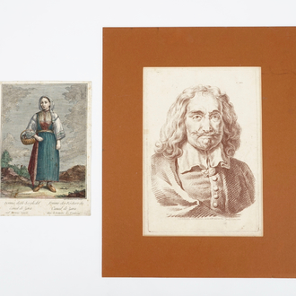 Een grote collectie Belgische gravures, kaarten en litho's, 17/19e eeuw