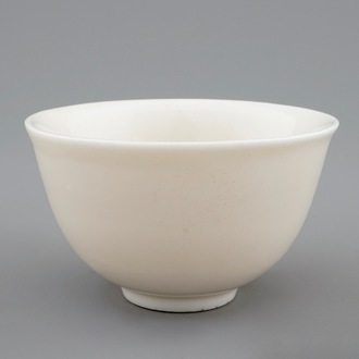 A Chinese Dehua blanc de Chine cup, Kangxi