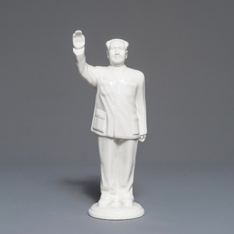 Une grande figure de Mao Zedong saluant, Chine, 2ème moitié du 20ème