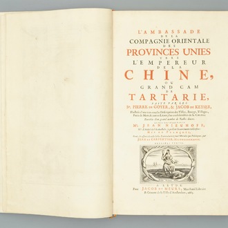 Nieuhoff, Jan: L' Ambassade de la Compagnie orientale des Provinces Unies, traduction en français, 1665