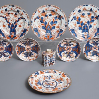 Un lot varié en porcelaine de Chine de style Imari, Kangxi/Qianlong
