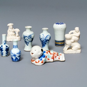 Une collection variée en porcelaine de Chine et Japon, 18ème