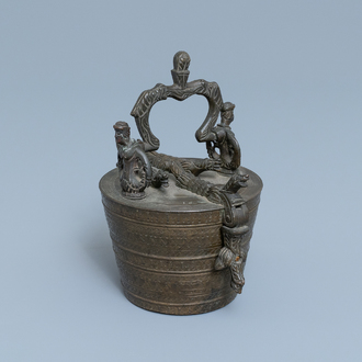 A bronze nest of weights, Nuremberg, Germany, early 17th C.