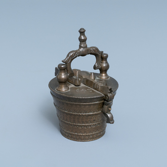 A bronze nest of weights, Nuremberg, Germany, 17th C.