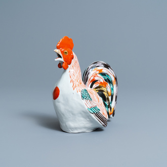 Un modèle d'un coq en porcelaine Kakiemon, Japon, Edo, 17ème