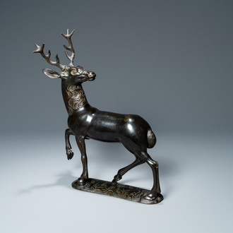 Un modèle d'un cerf en bronze, Pays-Bas, 16ème