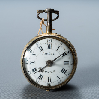 Une montre 'répétition' en argent doré, Robert & Peter Higgs, nr. 1466, Londres, 17/18ème