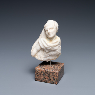 A Roman marble fragment, 1st/4th C.