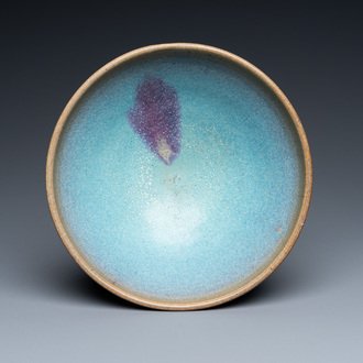 A Chinese purple-splashed junyao bowl, Song