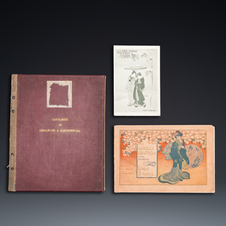 Drie catalogi van importeurs van Chinees en Japans porselein en kunstvoorwerpen, ca. 1900