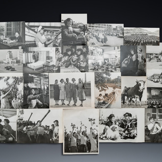 24 photos en noir et blanc de l'agence de presse Hsinhua de la Révolution Culturelle, Chine