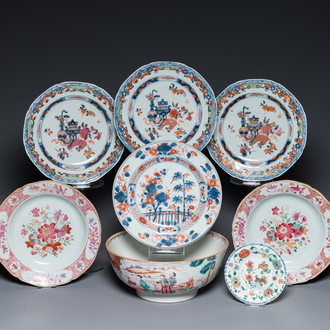 Collection variée en porcelaine de Chine, Kangxi/Qianlong