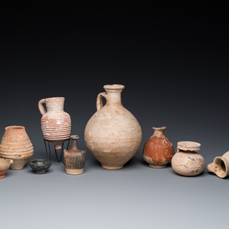 Dix pièces en céramique grecque et romaine, 4ème av. J.-C. et postérieur