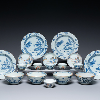 A collection of Chinese Nanking Cargo shipwreck porcelain, Qianlong