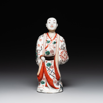 A Japanese Imari figure of a Bijin, Edo, 1st half 18th C.