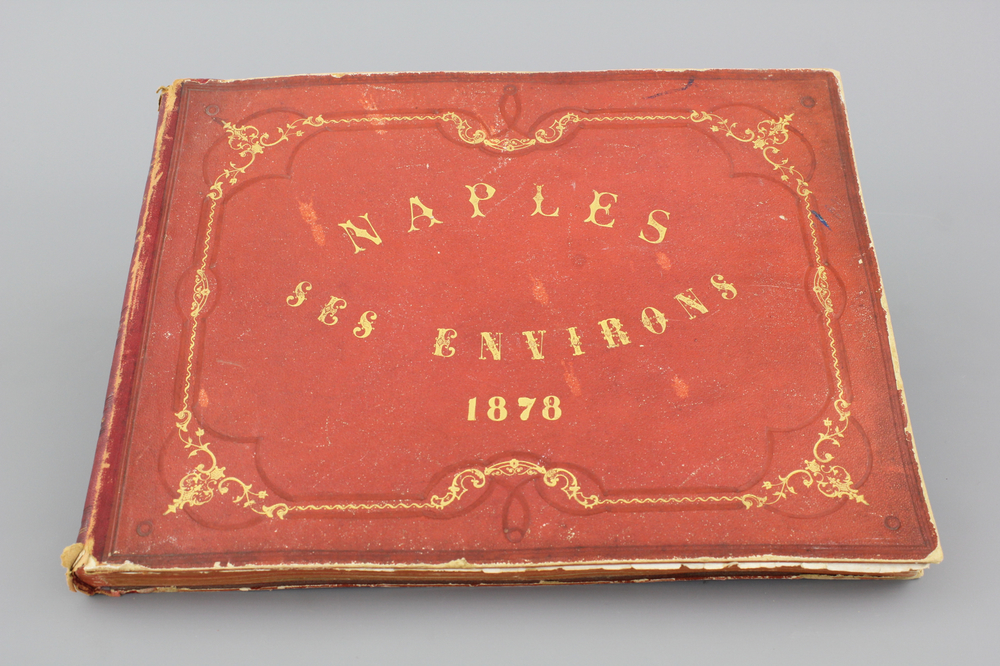 &quot;Naples et ses environs&quot;, een verzameling albumen zichten over Napels en haar omgeving, ca 1890