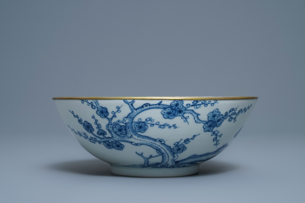 Un bol en porcelaine de Chine 'Bleu de Hue' pour le Vietnam, 19&egrave;me