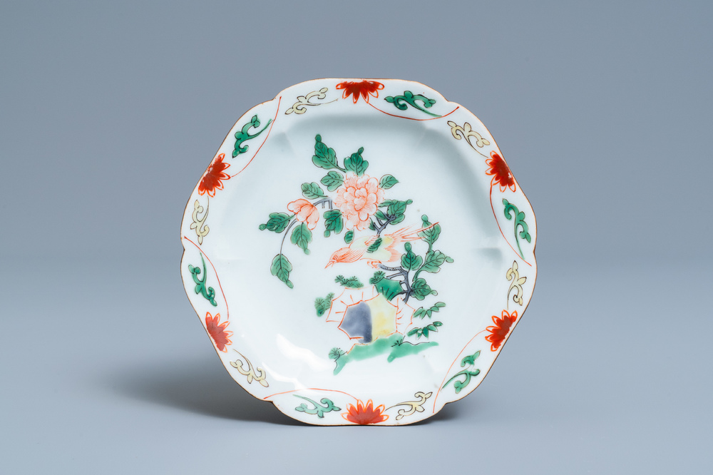 Une coupe en porcelaine de Chine wucai de type ko-aka-e pour le march&eacute; japonais, &eacute;poque Transition