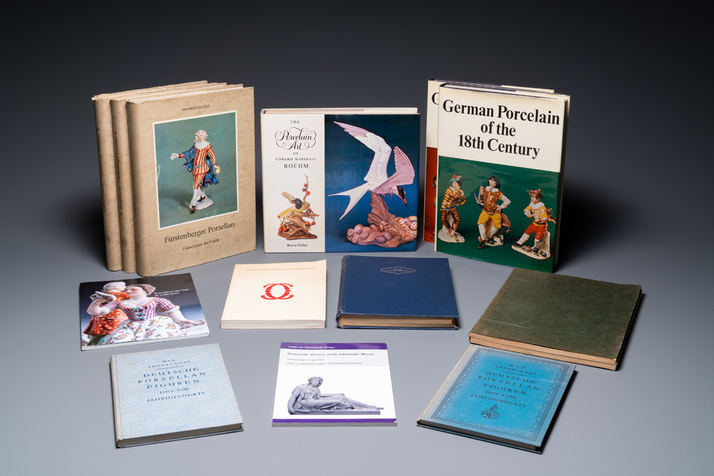 13 ouvrages sur les porcelaines allemandes