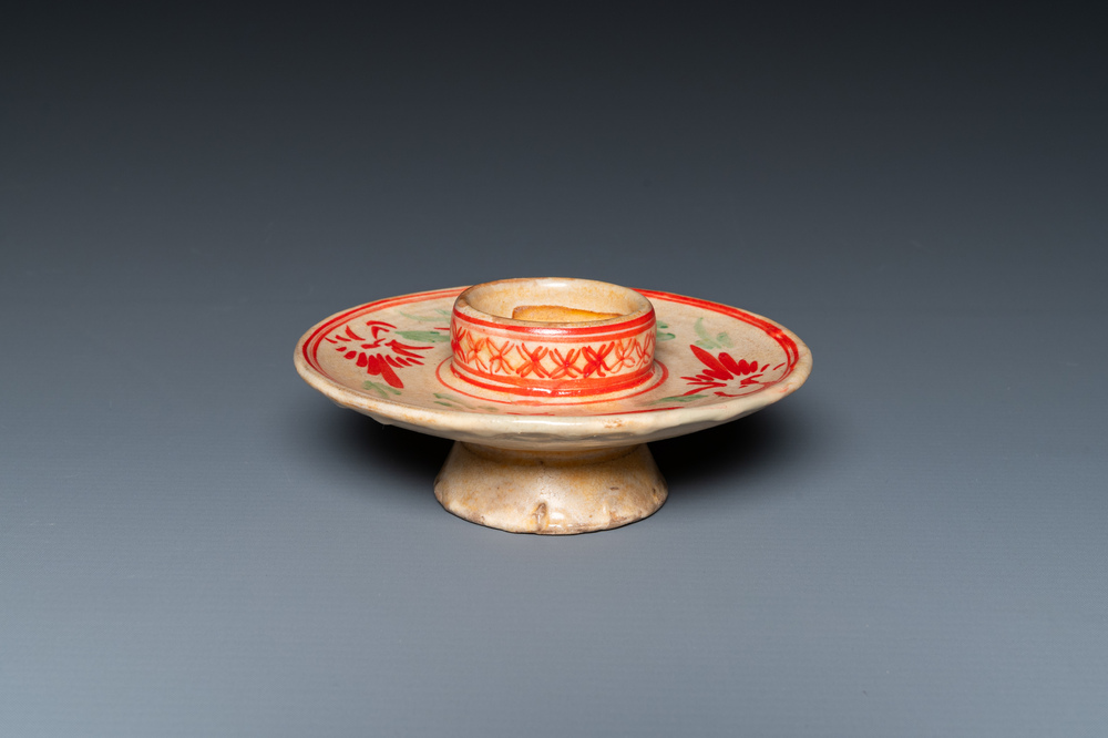 A Chinese Cizhou cup stand, Jin/Yuan