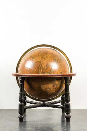 Globe terrestre, C. Smith & Son, Londres, Angleterre, vers 1880