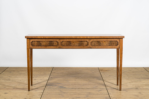 A mahogany console, 20th C.