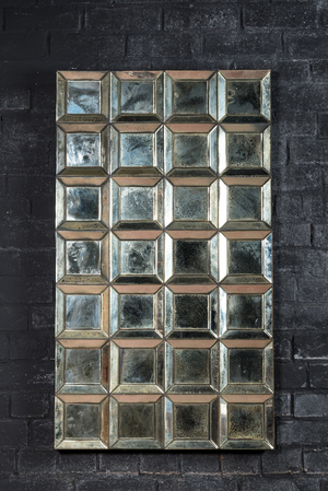 Olivier De Schrijver (1958): 'Trial Antique', ed. 17/24, mirror glass in metal frame